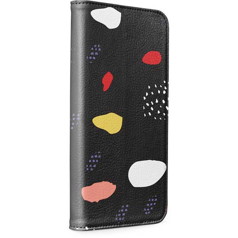 Dark Color Pop iPhone 15 Pro Folio Case